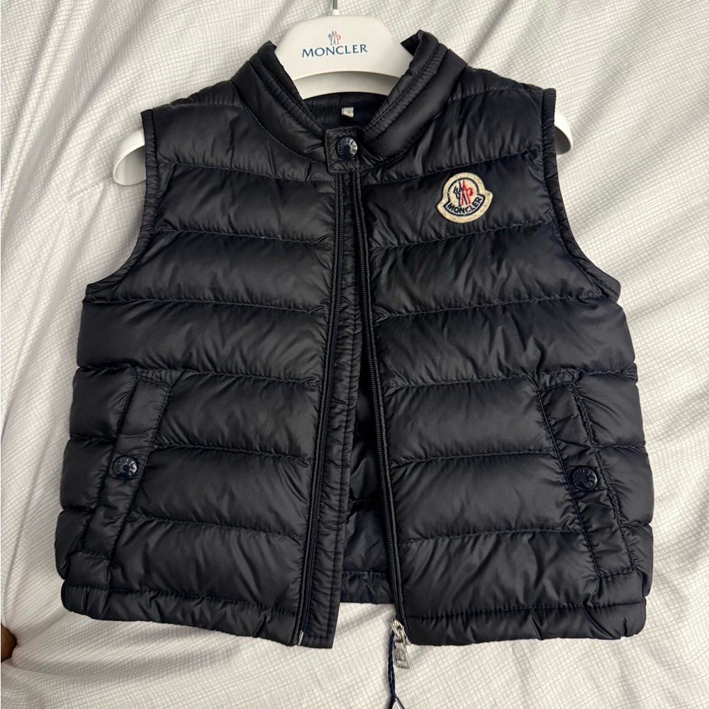 Moncler Navy Puffer Jacket